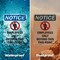 Signmission Employees Only Beyond OSHA Notice Sign, Plastic, 7in W x 10in L, 2PK OS-2PACK-NS-P-710-V-11985 - alternate 4